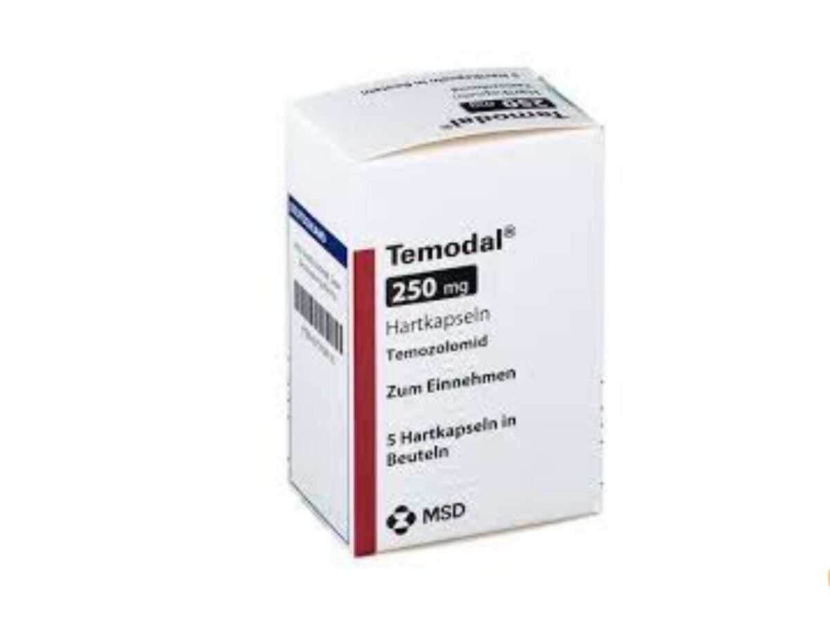 Temodal 250mg 5 Cápsulas
