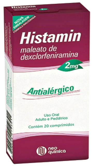 Bula do Histamin 20 Capsulas | CliniGuia